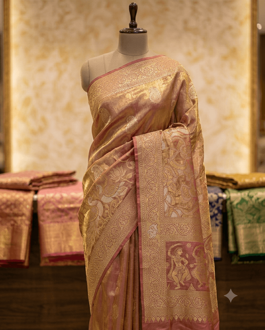 Raga tissue soft silk sarees