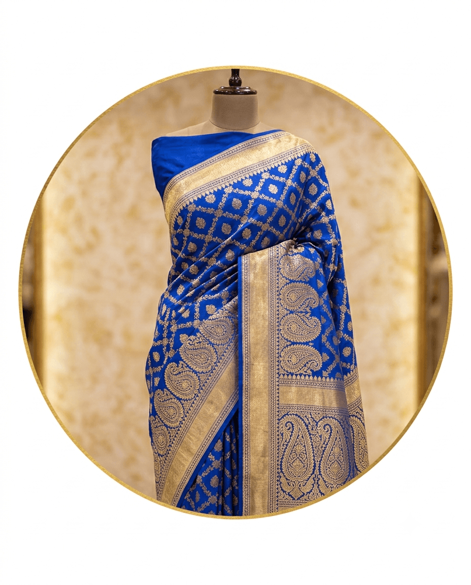 banarasi katan Semi Silk Sarees