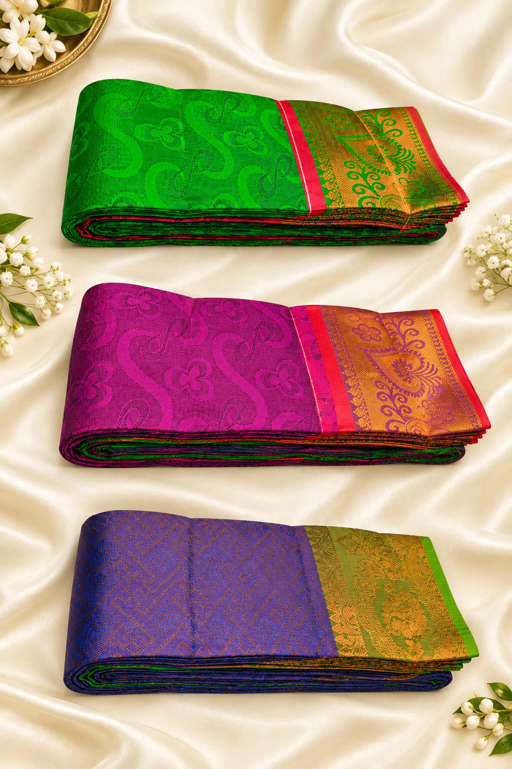 3D Embossed Karizma Art Silk Saree
