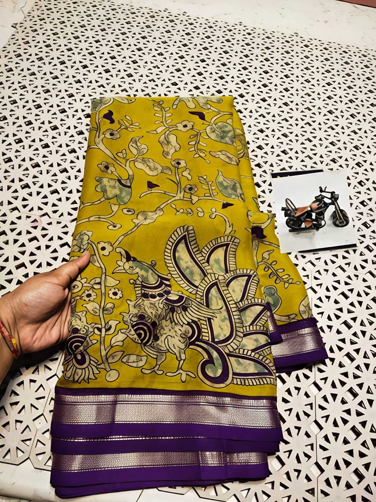 Kalamkari Design Saree